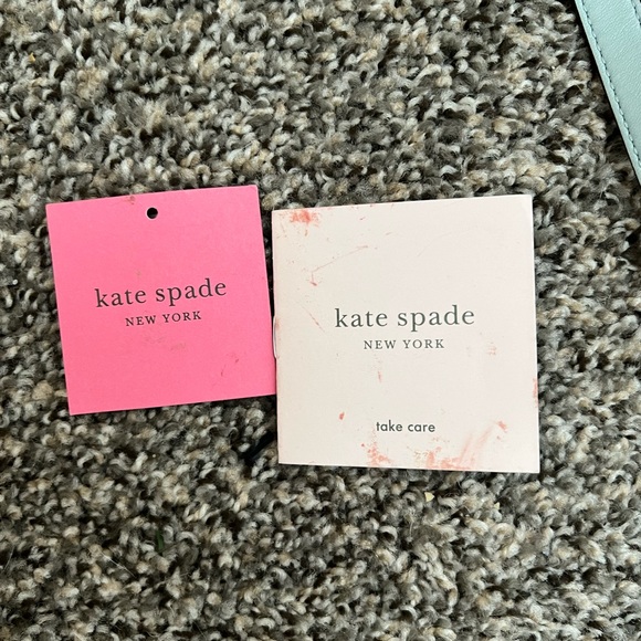 KATE SPADE baby blue medium satchel purse - Picture 5 of 8